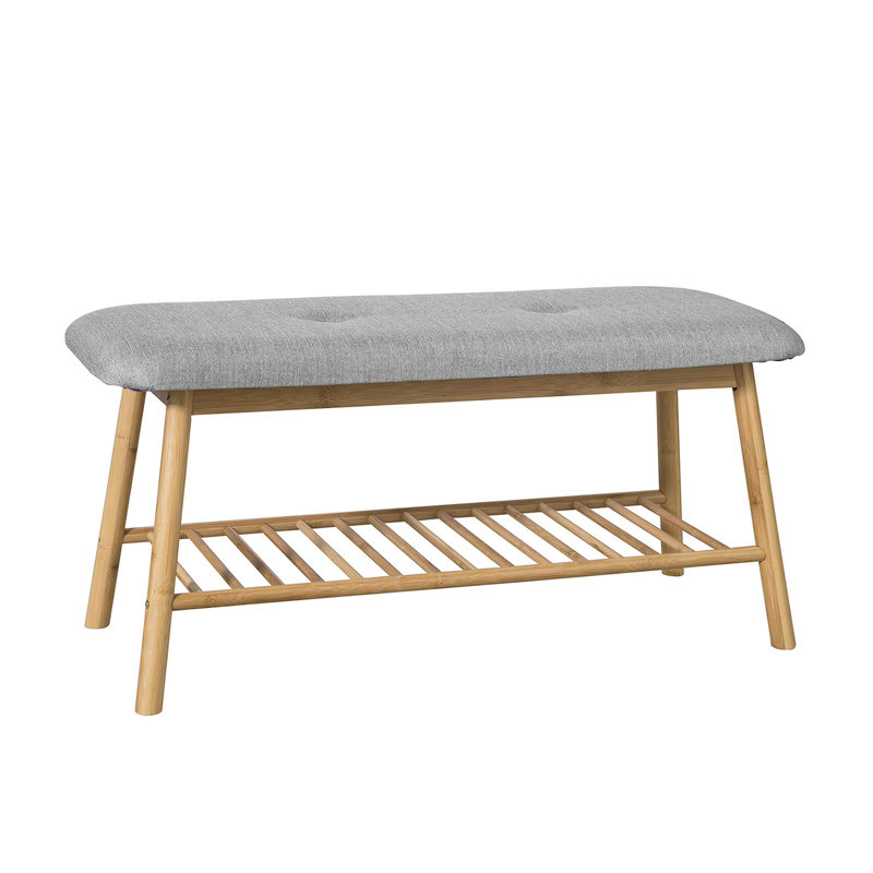 Brigid Solid Wood Storage Bench
