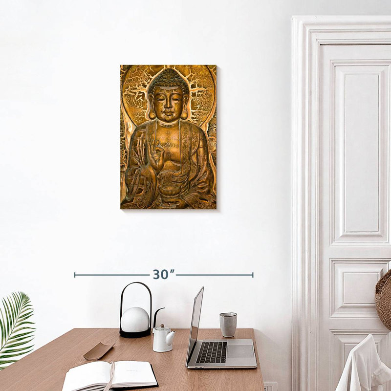 Adella Buddha Mural, 24" H x 16" W