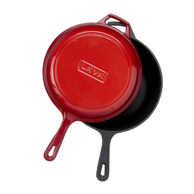 Lava Cast Iron Lava Enameled Cast Iron Dutch Oven 7 qt. Round Edition Series with Trendy Lid Color: Orange LV Y TC 28 EDT K2 O