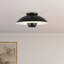 Umbra 14-in Black Semi-Flush Mount-1236898883-1236898882