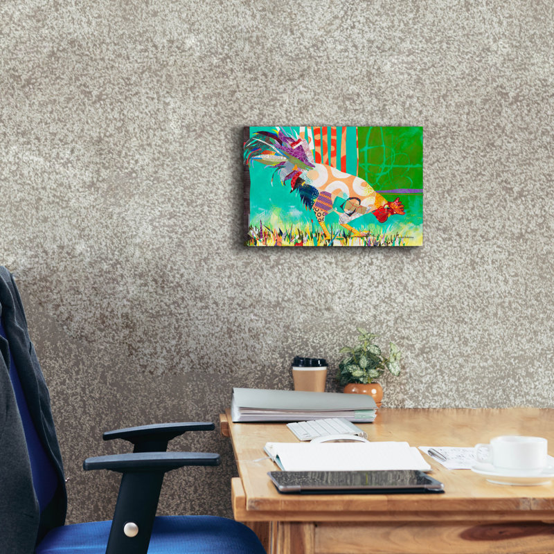 «August Flamboyance» par Augustel Beukenkamp, August Grove, H 12 po x l 18 po x P 0,75 po