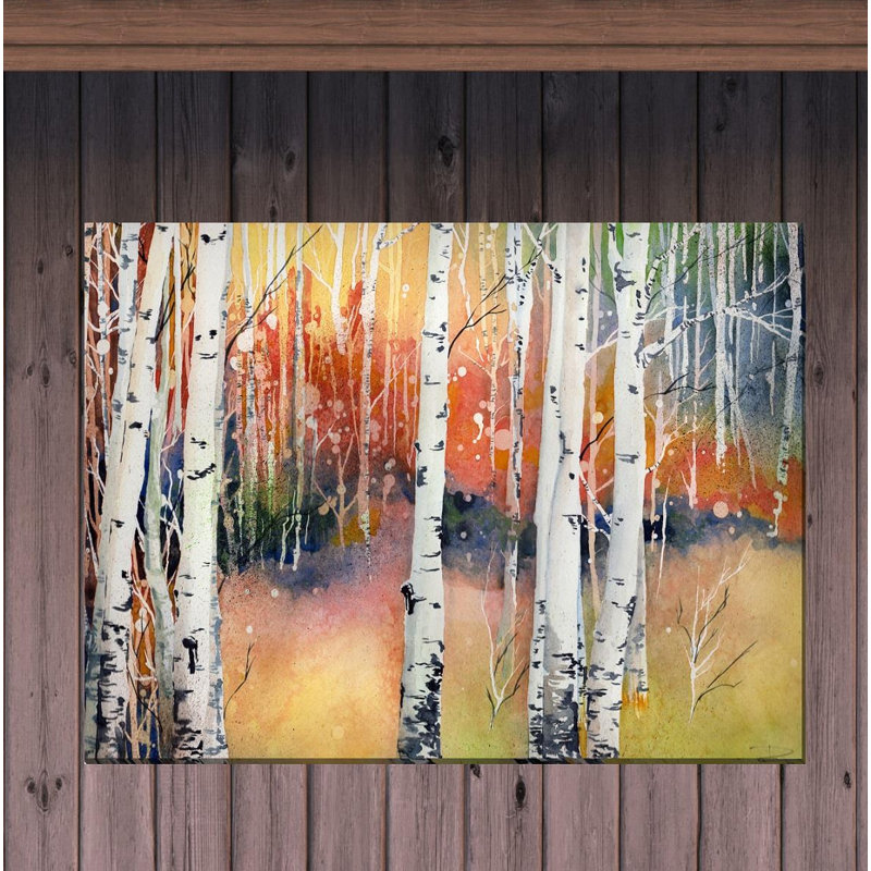 Décoration murale d’extérieur colorado aspens Fritts