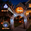  Arbre d'arbre gonflable illuminé 12,3 pi avec citrouille d'Halloween