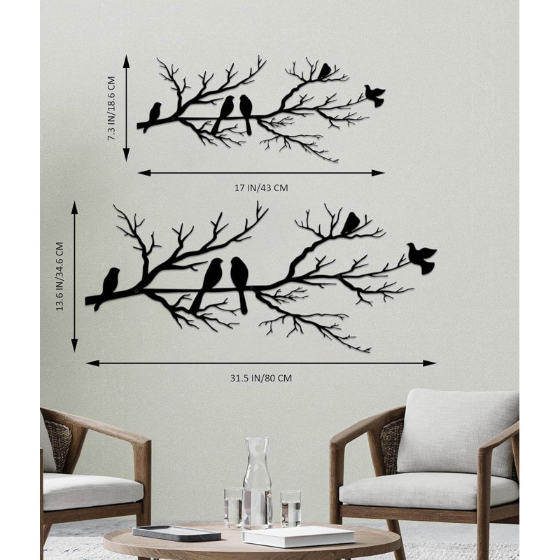 Metal Wall Decor, Black