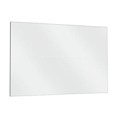 Fab Glass and Mirror Large Gym Mirror for Home Gym 48x32 - Full Length Ultra-Clear Annealed Glass Wall Mount - DIY Workout Display with Safety Backing - 1/4 Inch Low-Iron