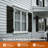 14.5"W, Weather-Resistant Polypropylene Board & Batten Shutters, Easy DIY Install (Set of 2)-115356251-120146840