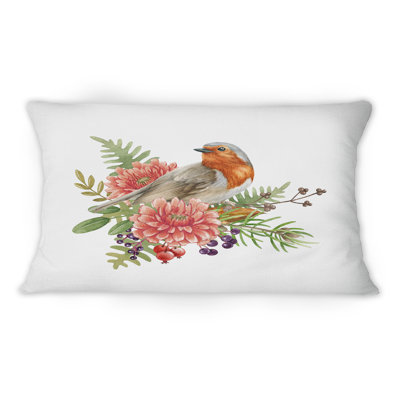 Floral Throw Pillow