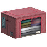 Large Storage Box Foldable with Window & Handles 1-Piece