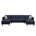 Navy Faux Leather