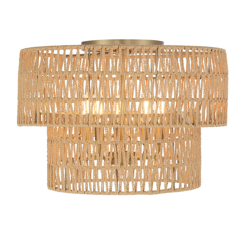 Betzalel Flush Mount, 14" H x 20" W x 20" D