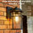 Schlesinger Seeded Glass Outdoor Wall Light-684222841