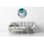 Josmine Glass Wall Clock