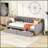 Upholstered Daybed with Drawers and Wood Slat Support, Perfect for Small Spaces and Extra Storage-1586499190