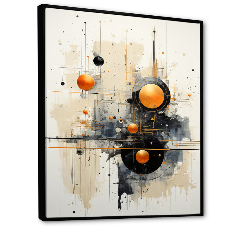 Impression sur toile Zodiac_106464, H 32 po x l 16 po x P 1 po, Cadre flottant noir