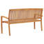 Arlogh Solid Wood Teak Outdoor Bench-885236188