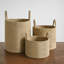 Ensemble de 3 bacs de rangement en jute naturel Forman