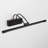 Simple Modern Led Picture Wall Light In Matte Black-95168650