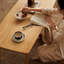 Table basse en bois massif avec rangement Karger