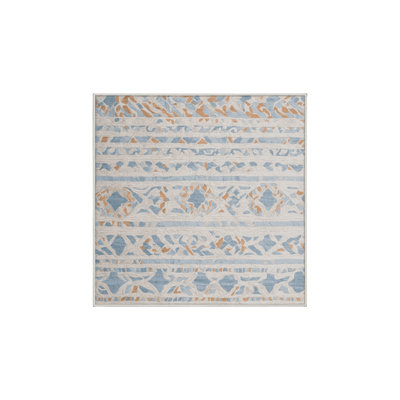 Machine Washable Beige Area Rug