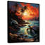 Dreamy Tropical Sunset Turtle Beach II - Tortue, art mural animal-100409688-134144678