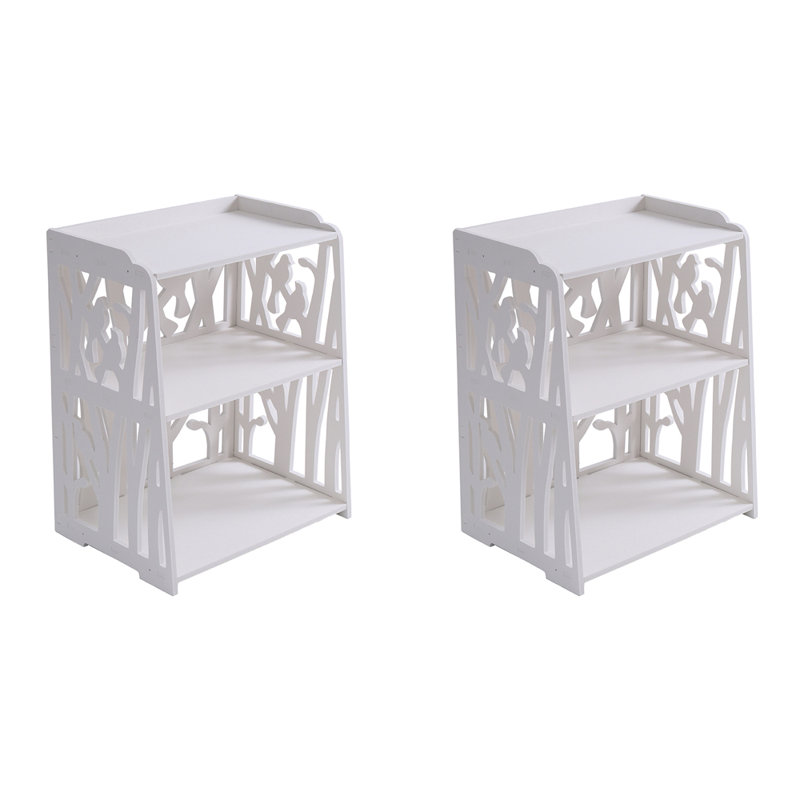 39cm W Solid Wood Bedside Table