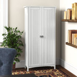 Pernell 32'' Wide 5 - Shelf Storage Cabinet