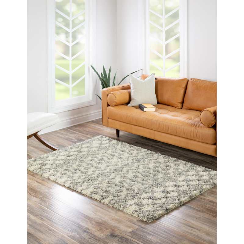 Birte Geometric Indoor Rug, Rectangle 6'1" x 9'