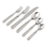 Lucia 6 Piece 18/10 Stainless Steel Flatware Set, Service for 1