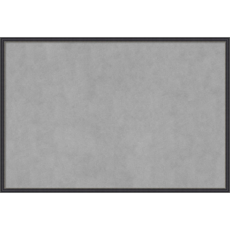 Élégant tableau magnétique à cadre étroit noir, H 25 po x l 37 po