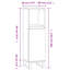 Makisha Floor Mounted Linen Cabinet-935820432