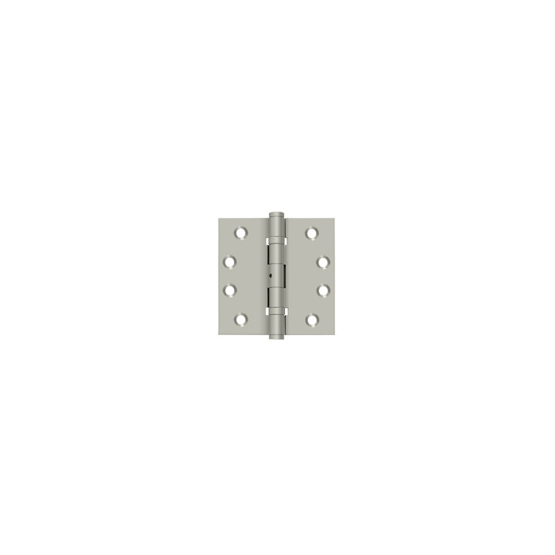 102'' x 102'' Butt Bearing Hinge, Brushed Nickel