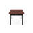 Amherst Steel Waiting Reception Coffee Table Metal Frame 20x40" High Pressure Laminate Top-70961649-70961650