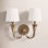 River Reed 2 Light Dimmable Armed Sconce
