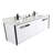 72'' Double Bathroom Vanity with Carrara Quartz Top-584364826-584364800