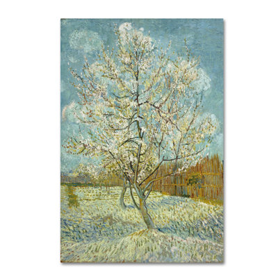 «The Pink Peach Tree» par Vincent Van Gogh, reproduction d'art sur toile tendue