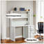 Bureau d'écriture polyvalent en métal avec huche pour un travail et un rangement efficaces-943023355