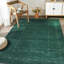 Tapis vert en laine tissé à la main Kristilyn-351967207
