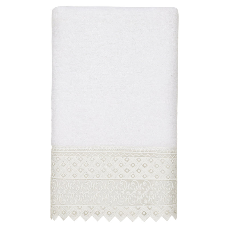 Aiden Midweight Bath Towel, White