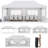 20'x10' Pop-Up Canopy Tent, Heavy Duty  Oxford Fabric Commercial Gazebo with 4 Removable Sidewalls, Waterproof & UV-Resistant Instant Shelter, for Parties, Trade Shows, Backyard(white)-95983175-111044838