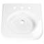 Nantucket Sinks 22-inch Fireclay Wallmount Console Bath Sink - White