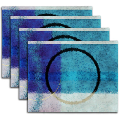 Napperon abstrait en polyester