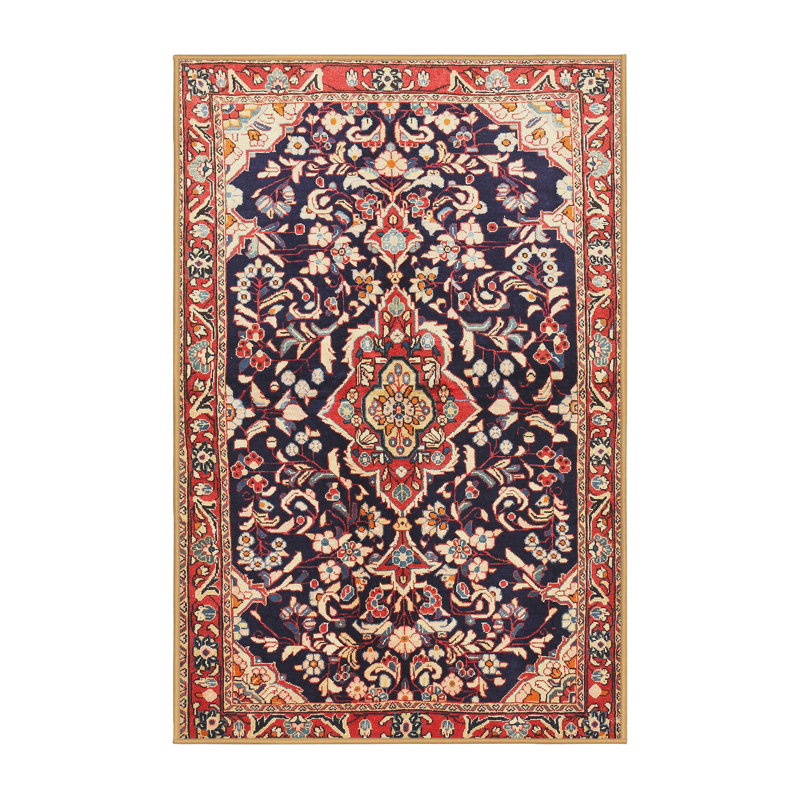 Tapis oriental noir, Rectangle 5 pi x 7 pi