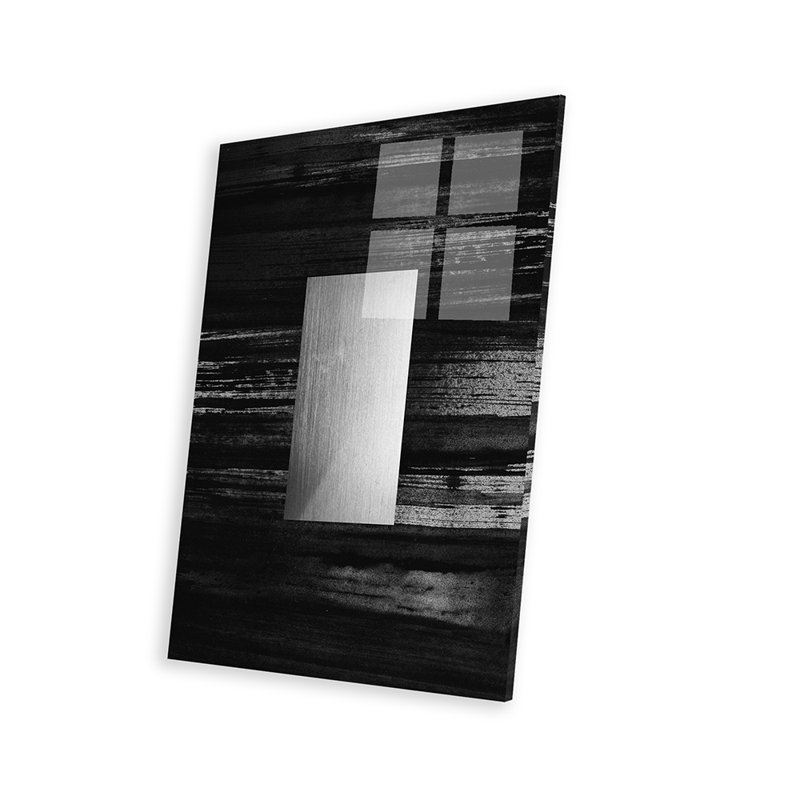 " Silver " by LEEMO, 24" H x 16" W x 0.25" D