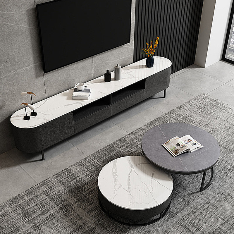 Ensemble de tables basses Minimalist Rock Slab