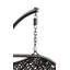 Chaise suspendue en osier et tissu Vasant