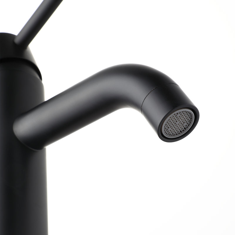 Herold Vessel Sink Faucet Single-handle Bathroom Faucet, Matte Black