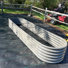Set of 6: 12x3x1.5ft Galvanized Steel Raised Garden Bed _Ultra Long Planter_ Gray