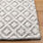 Nystead Geometric Handwoven Wool Ivory/Gray Area Rug-1173131354