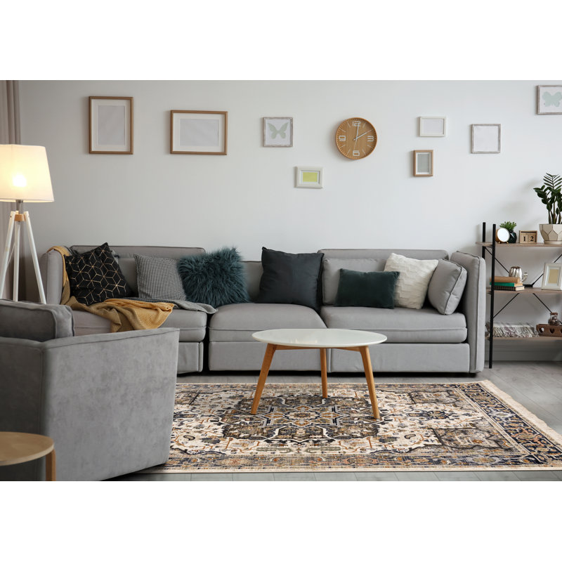 Tapis antidérapant Jovira, Rectangle 5 pi 3 po x 7 pi 10 po