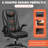 Loriece Ergonomic Executive Chair with Flip-up Armrests-836753795